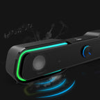 Barre de son RGB 2.1 – Enceinte USB avec caisson de basses intégré
