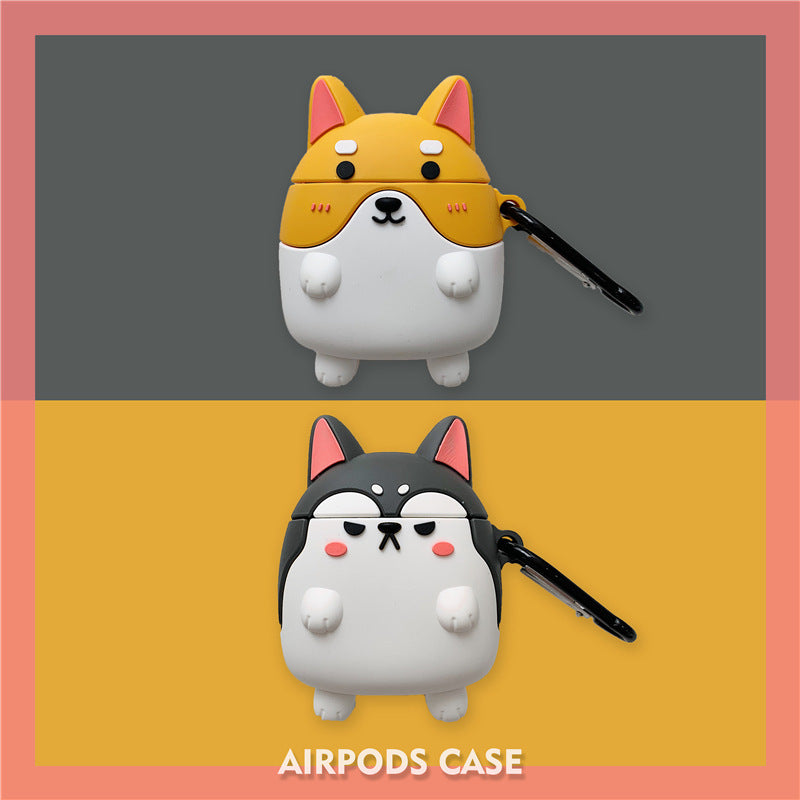 Coque de protection pour AirPods – Design chien, compatible Apple