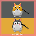 Coque de protection pour AirPods – Design chien, compatible Apple