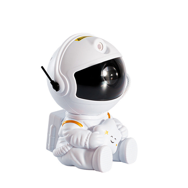 Lampe projecteur étoilée Mini  Astronaute – Veilleuse décorative créative avec projection colorée du ciel nocturne